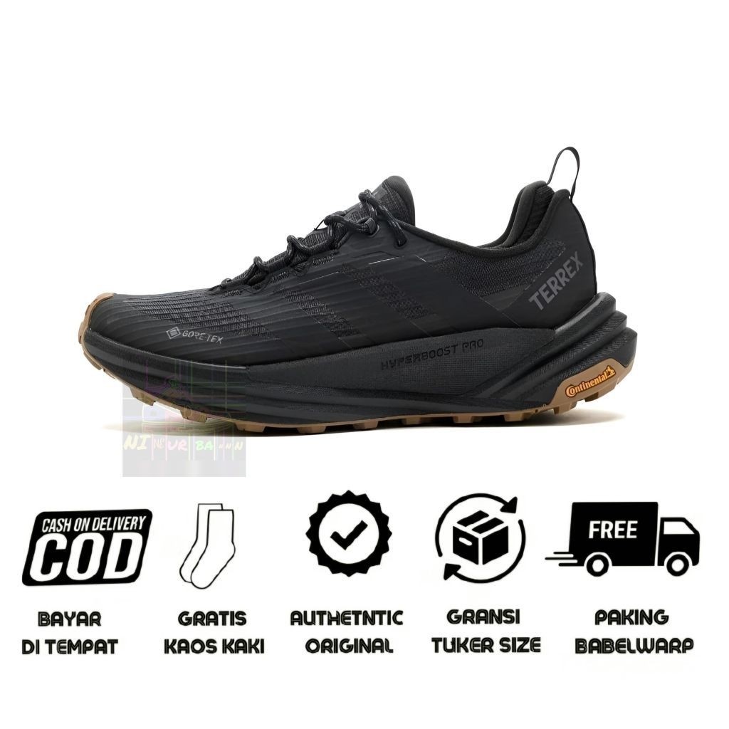 Jual SEPATU TRAIL RUN TERREX FREE HIKER 3 LOW CORE BLACK | Shopee Indonesia