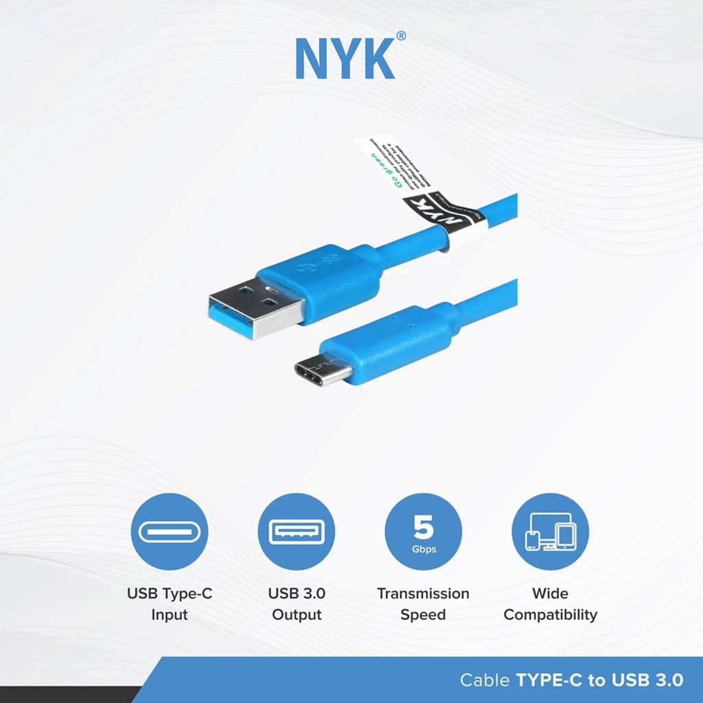 NYK Kabel USB 3.0 Type C 1.5 METER COD (4)