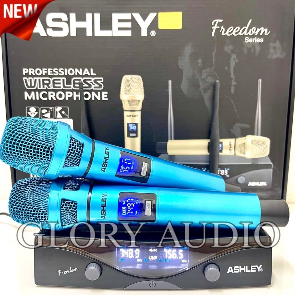 Jual GA - Mic Wireless Ashley Freedom Original Ubah Frequensy Garansi ...