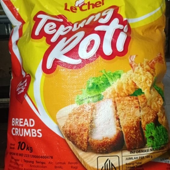 Jual Tepung Roti 1Kg(Repack) Le Chef Breadcrumbs nugget/Panir | Shopee ...