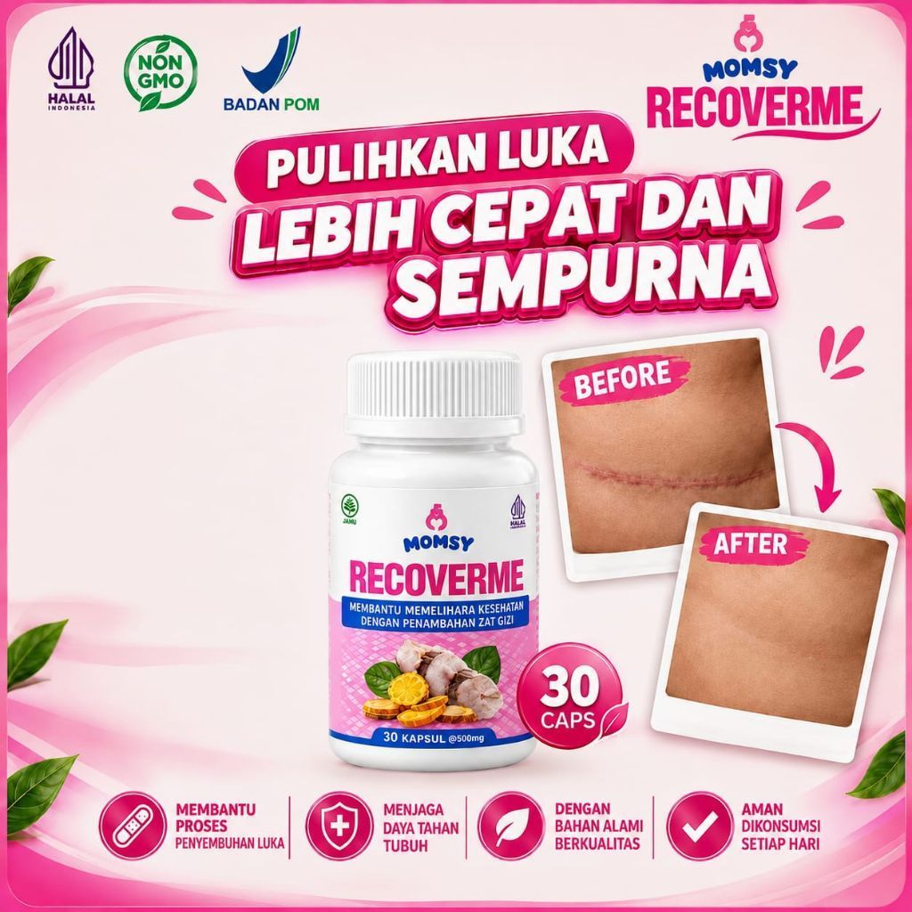 Jual Suplemen Momsy Recoverme 30 Kapsul Halal Non GMO untuk Penyembuhan ...