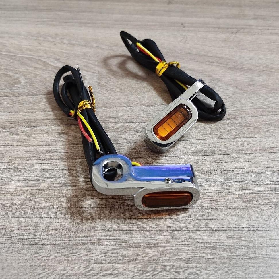 Jual Lampu Riting Sein Reteng Sen Motor Mini LED Universal Turn Signal ...