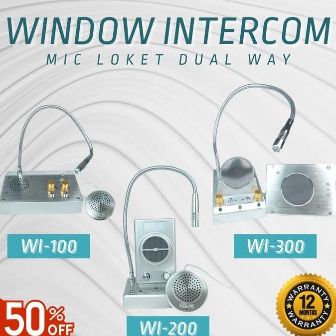 Jual Retekess Dual Way Window Counter Intercom - Mic Loket 2 Arah ...