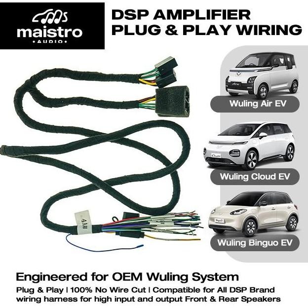Jual Socket Soket Kabel Pnp Processor Dsp Amplifier Wuling Air Ev ...