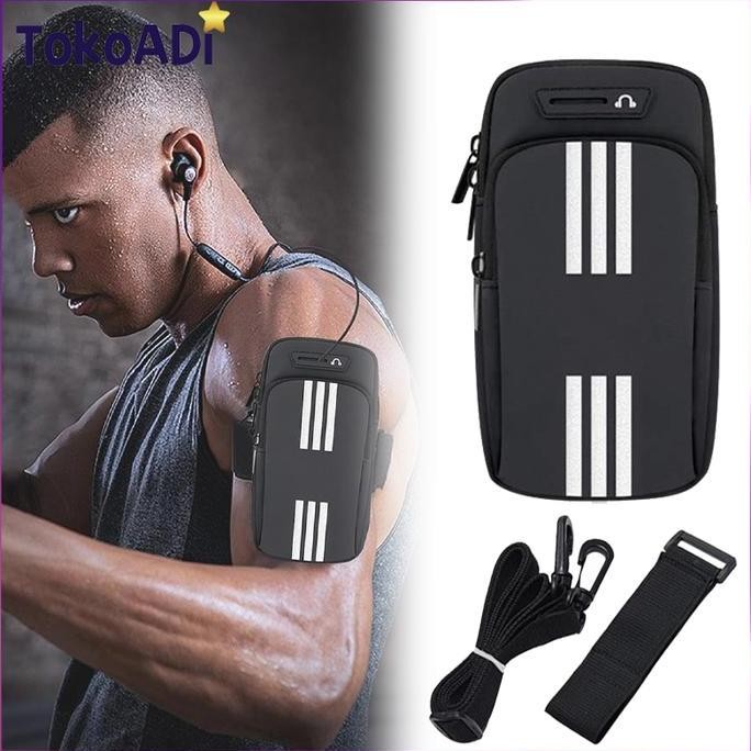 Jual KAORU- 3 in 1 Running Sport Armband Armbag Anti-Air Tas Lengan ...