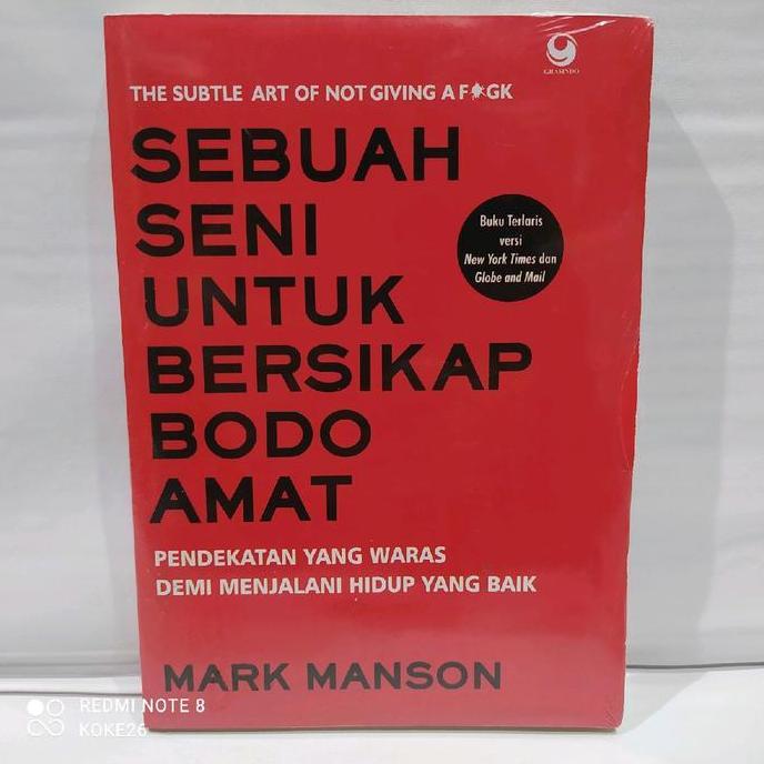 Jual Serbu... Sebuah Seni Untuk Bersikap Bodo Amat : Mark Manson Soft ...