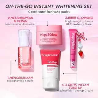 Glad2Glow Moisturizer Set Pomegranate Blueberry Centella Retinol