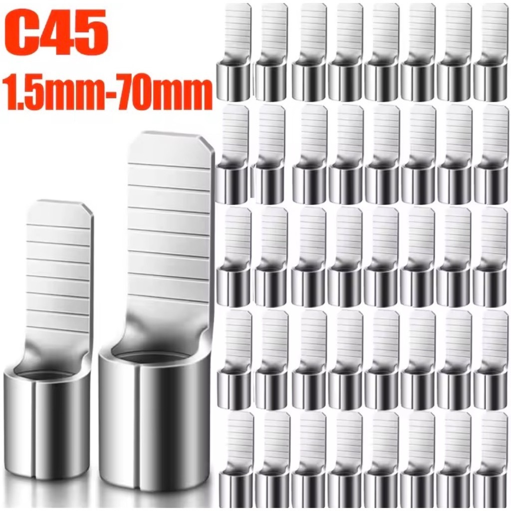 Jual Skun Tusuk Pin Gepeng C45-1.5 - C45-10 Wire Terminal Cable Lug ...