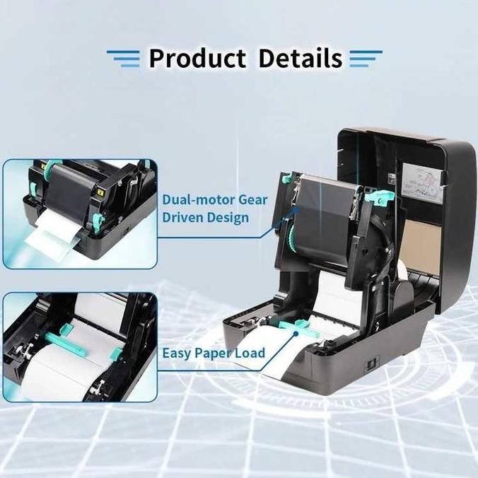 Jual Printer Label Barcode Cetak Resi Thermal Bluetooth Wifi Usb 300 ...