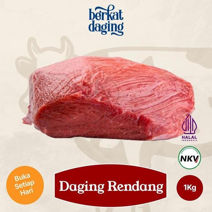 Jual Daging Sapi 1kg Rendang Empal Gepuk Frozen Import Beef - BERKAT ...
