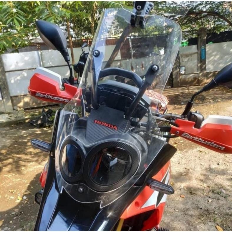 Jual WINDSHIELD HONDA CRF MODEL LUBANG & BUTA, VISOR CRF RaLLy TEBAL ...