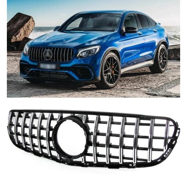 Jual Mercedes X253 W253 Mercy Glc Class Grille Hidung Chrome Diamond ...