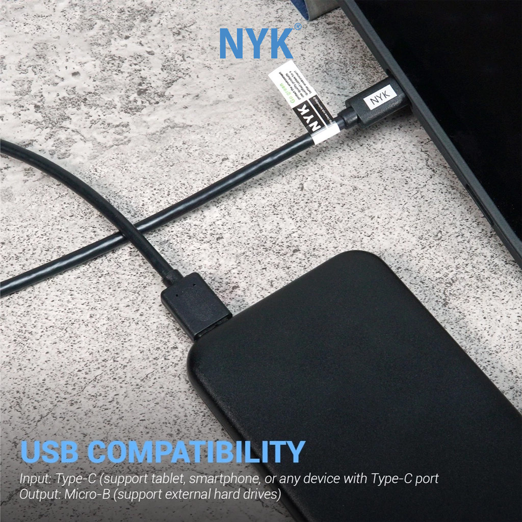 NYK Kabel Type C to Cable Micro B COD (3)