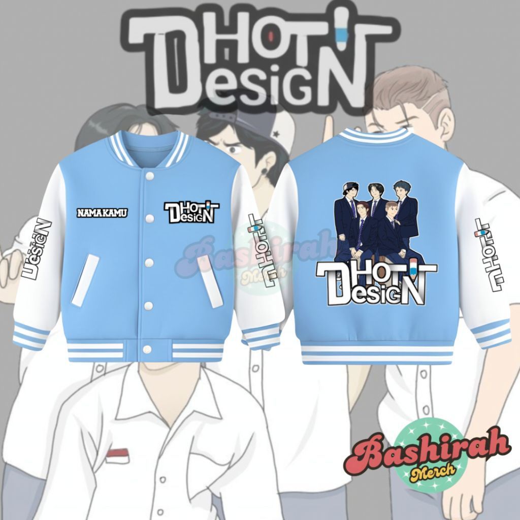 Jual Jaket anak varsity baseball Dhot Design geng 4g free nama - Jaket ...