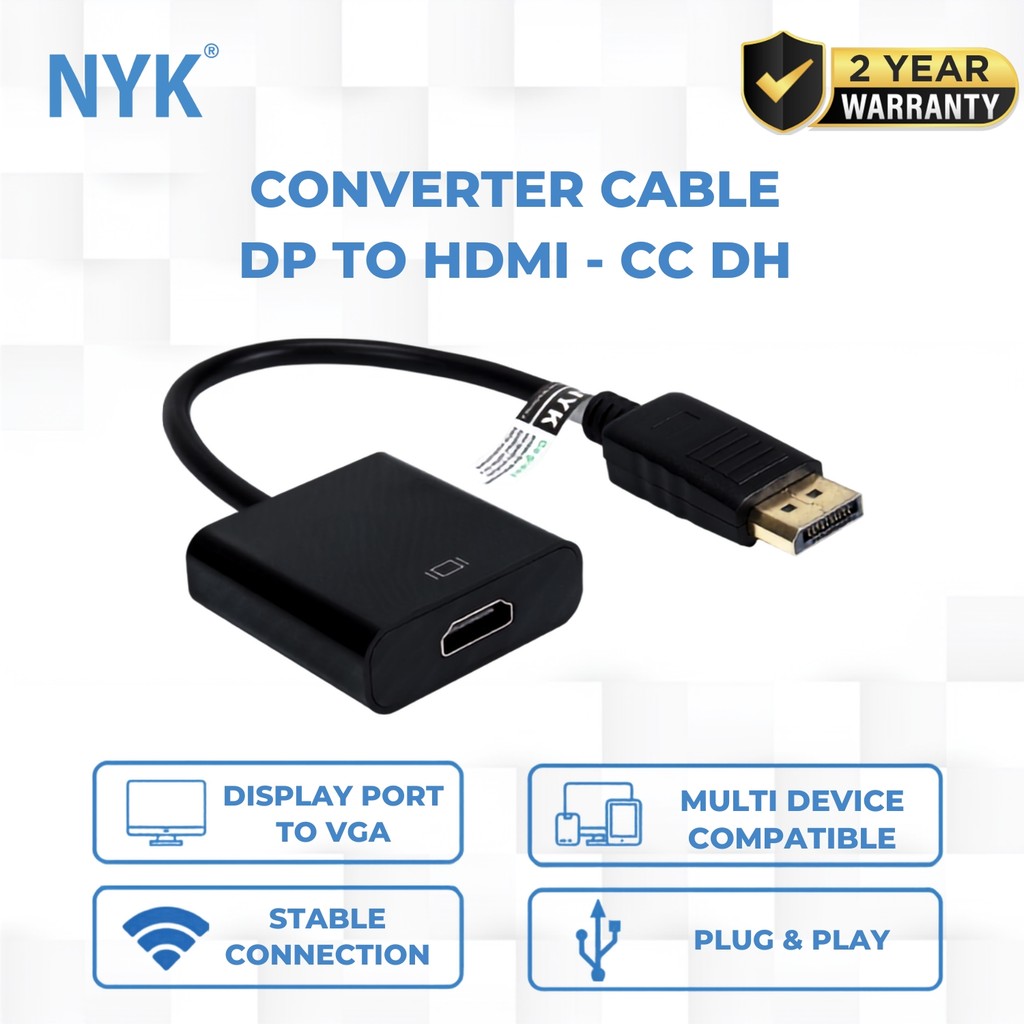 NYK Converter Cable DP to HDMI COD