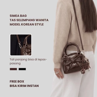 Tas Wanita Simea Bag Korean Style Simple Elegan - Shoulder Bag Mini Premium Muat Banyak - Tas Selempang Kekinian