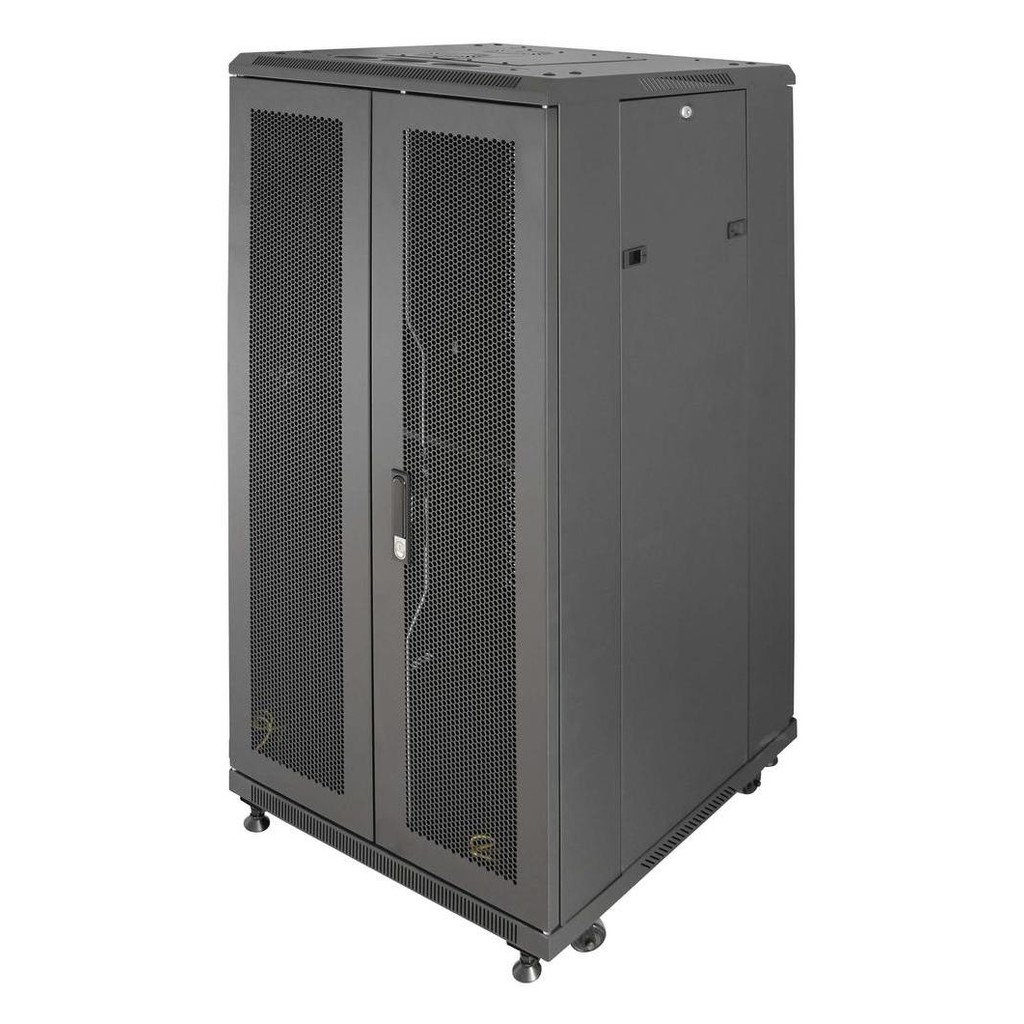 Jual RAK SERVER INDORACK CLOSE RACK IR6027G 27U 600MM 19 INCH GLASS ...