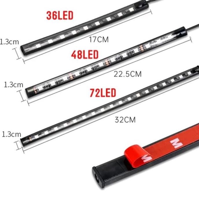Jual lampu led neon dekorasi kabin foot step pijakan kaki interior ...
