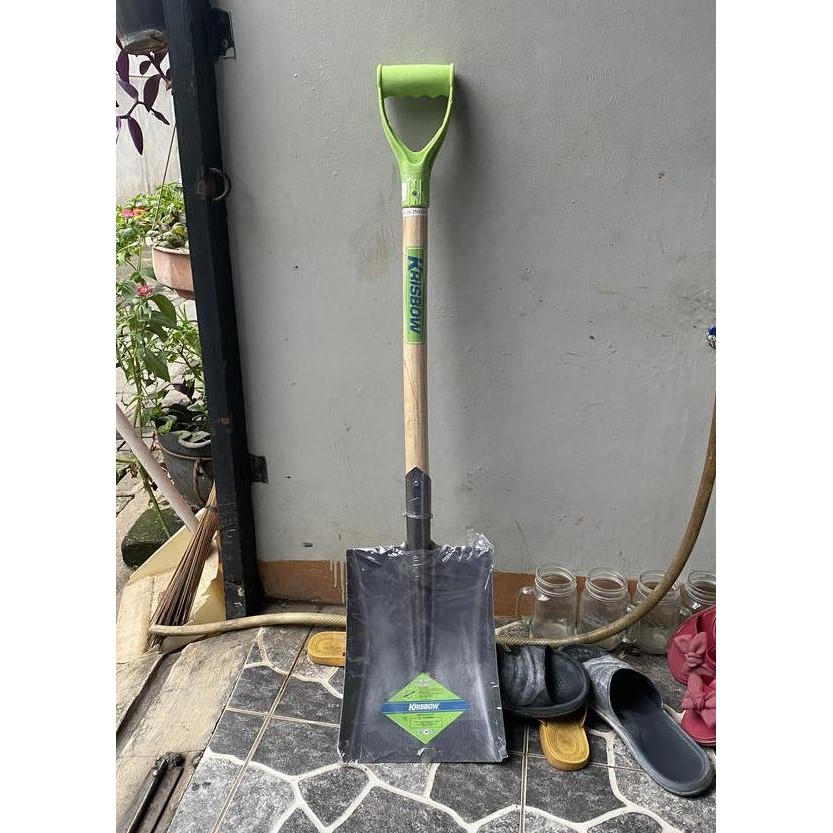 Jual Krisbow Sekop Taman Persegi Krisbow Sekop Rata Stainless Gagang ...