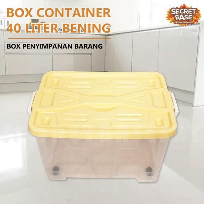 Jual (Expert) BOX CONTAINER 40 LITER + RODA - Kontainer Box Plastik ...