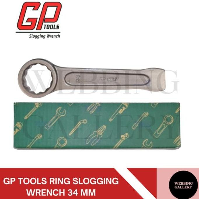 Jual GP Tools 34 mm Ring Slogging Wrench / kunci ring pukul 34 mm ...