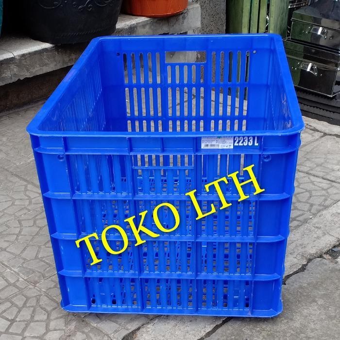 Jual CONTAINER RODA 2233L KERANJANG INDUSTRI SERBAGUNA BOX BESAR GREEN ...