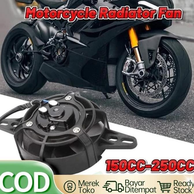 Jual Motorcycle Radiator Fan Kipas Radiator Trail Adventur Custom DC ...