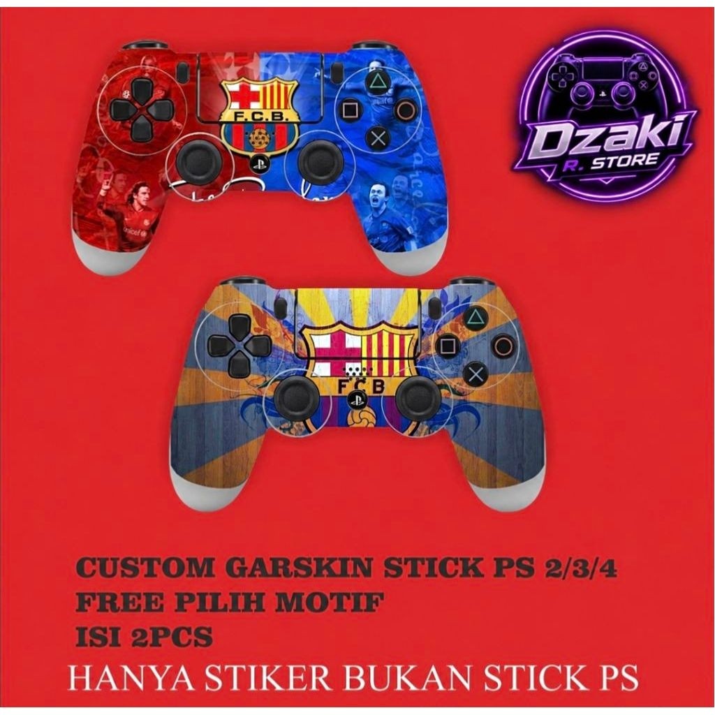 Jual GARSKIN STIKER ALL STICK PS1 PS2 PS3 PS4 BISA CUSTOM - SKIN ...
