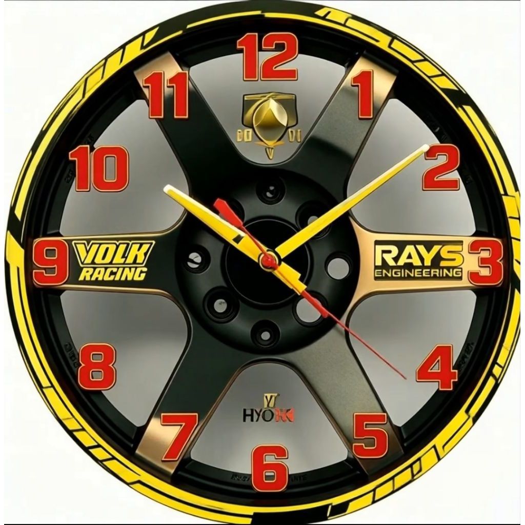 Jam ding ding vintage decoartion unik, Racing MOBIL,Motor CRAFT