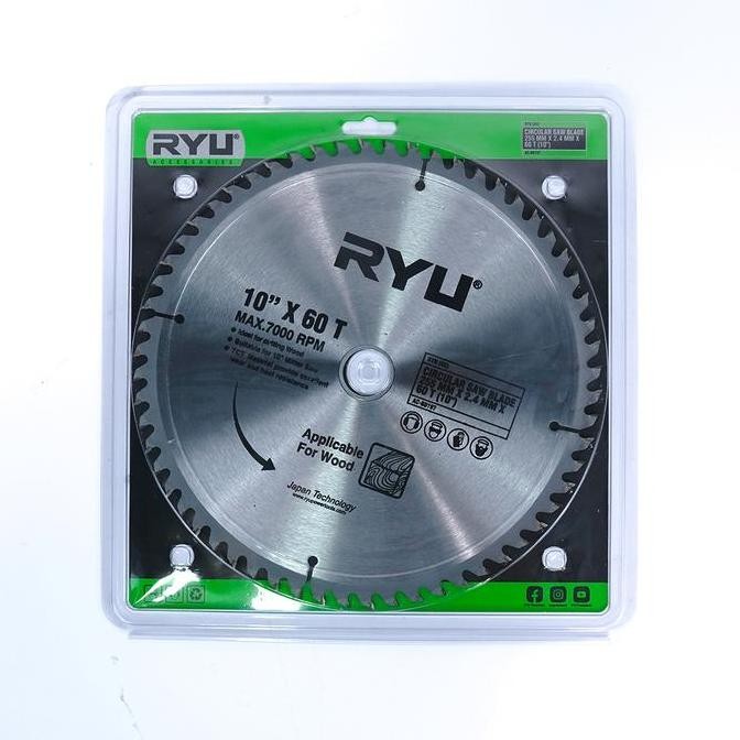 Jual PROMO - RYU (AC) CIRCULAR SAW BLADE 2 MM X 2.4 MM X 60 T (0 ...