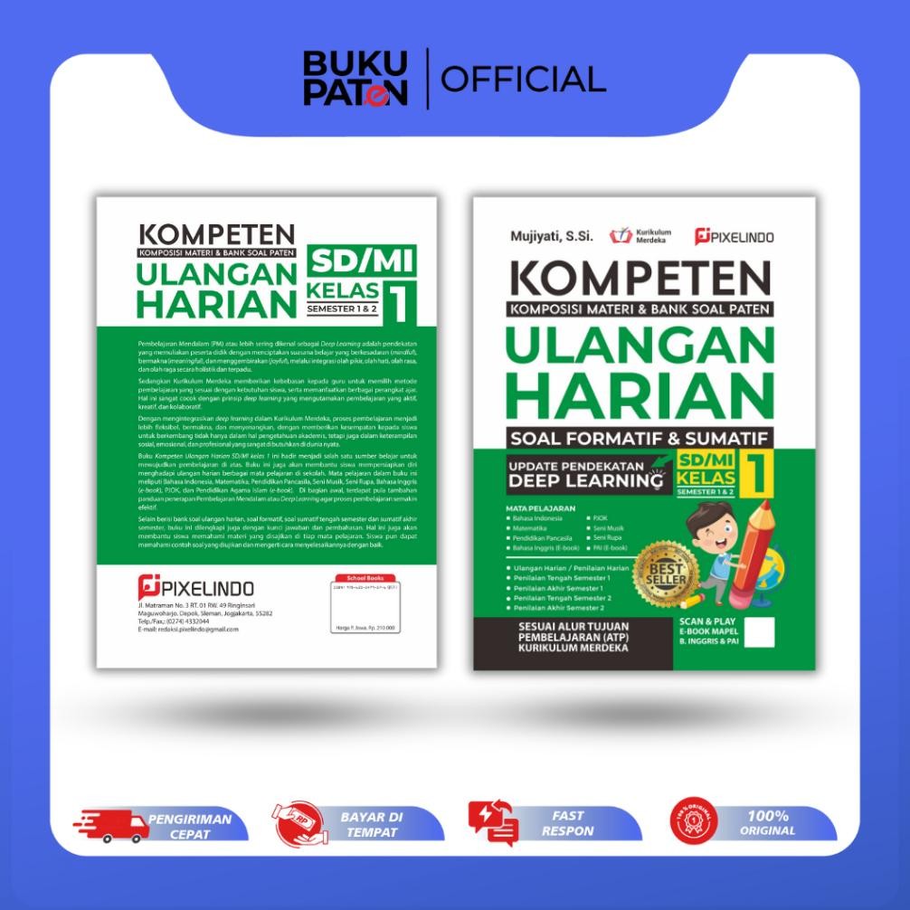 Jual Original Buku Kompeten Ulangan Harian Sd Kurikulum Merdeka Deep ...