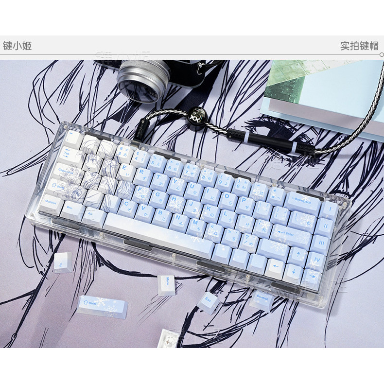 Jual Snowy Nozomi Keycap Box Set Side Engraving Translucent Original ...