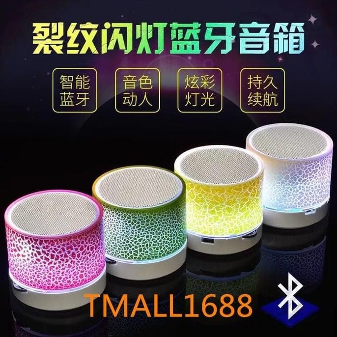 Jual Limited - Speaker Mini Bluetooth Portabel Retak Lampu Led Music ...
