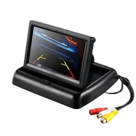 Jual Layar Monitor Parkir Mobil Foldable Rear View Tft Lcd 4.3 Inci ...