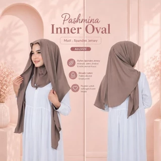 Pashmina Instan Spandek Jersey Menutup Leher