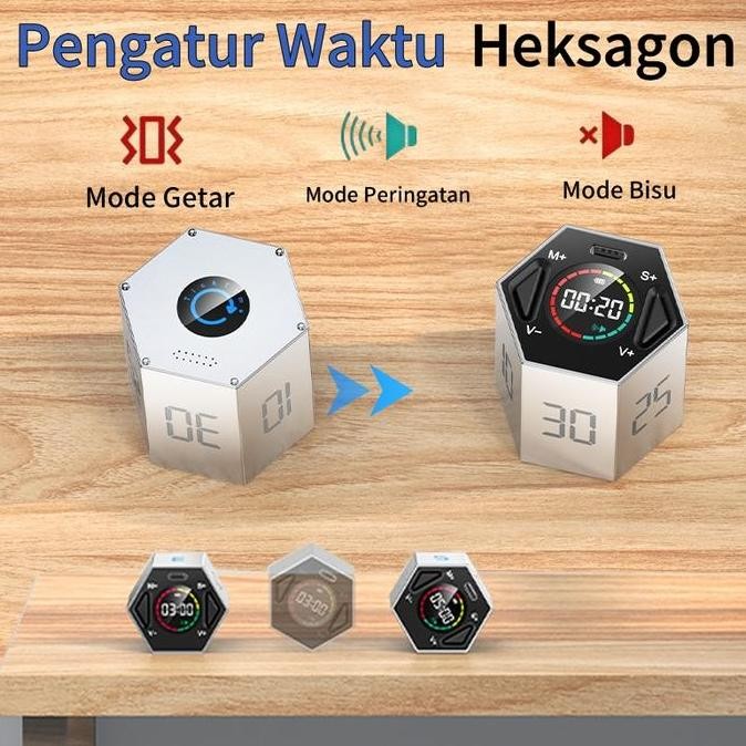 Jual CODINKAC Tick Time Digital Timer Ringan Kecil Timer Portabel Cube ...