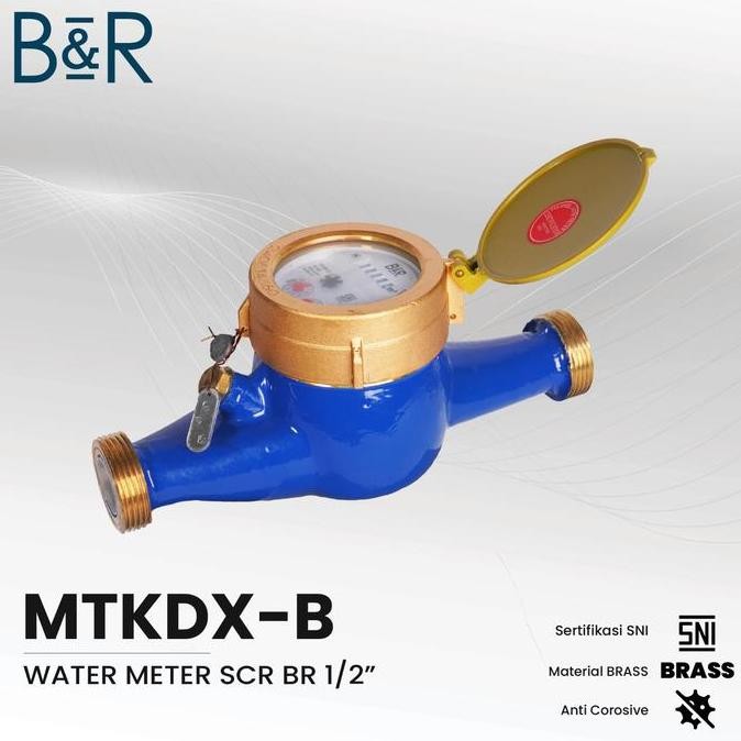 Jual PROMO DISKON - B&R Water Meter / Meteran Air / Flow Air Bersih ...