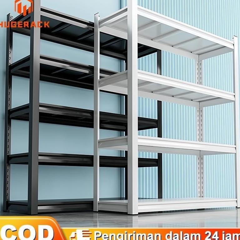 Jual Rak besi siku lubang Rak Besi 5/6 Susun Rak gudang Serbaguna ...