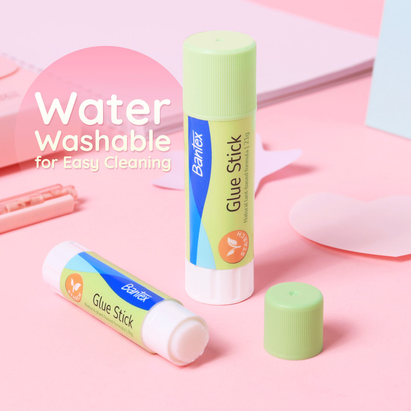 Bantex Glue Stick / Lem Sekolah Ramah Lingkungan Tidak Beracun BH6401 (2)