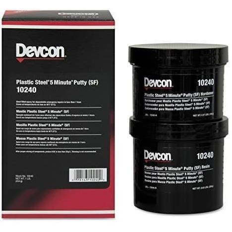 Jual Devcon 10240 Plastic Steel 5 Minutes Putty 1Lb,Lem Epoxy Davcon ...