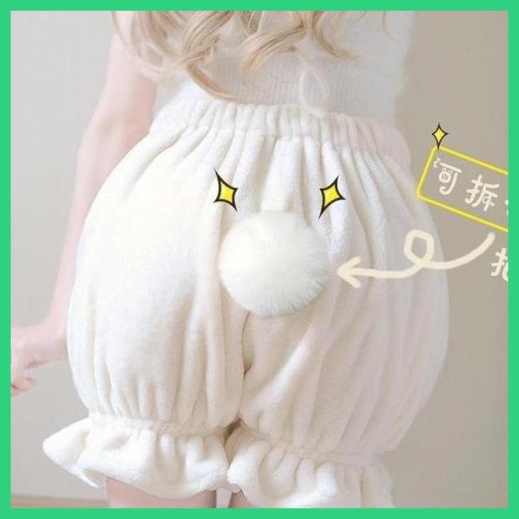 Jual (COSPLAY) BUNNY GIRL TAIL EKOR KELINCI BULAT BOLA BULU HALUS ...