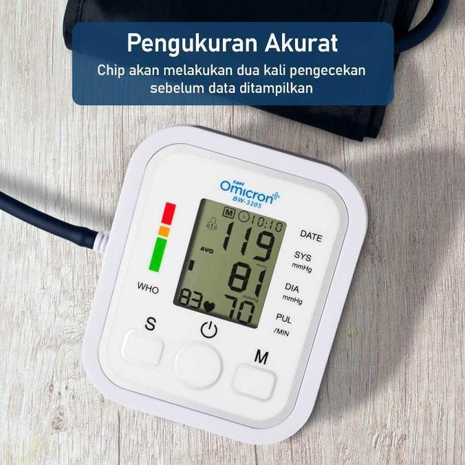 GANILEMA_SEVEN - TAFFOMICRON TENSIMETER DIGITAL PENGUKUR TEKANAN DARAH AKURASI TINGGI - BW-3205