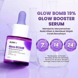 Glow Serum 20 ml 19% Brightening Power Serum Glowing Samarkan Noda Hitam & Bekas Jerawa