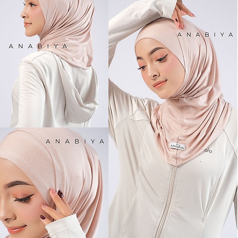 Anabiya - Fanya Bergo Instan Soft Pad Viscose Rayon Size S