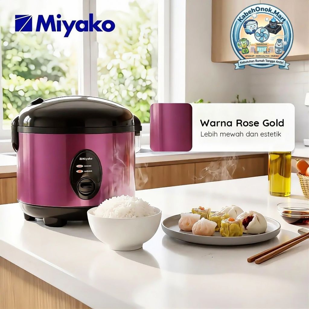 Miyako MCM 508 SBC Magic Com 1.8L Nanoal 3in1 Rice Cooker Anti Lengket