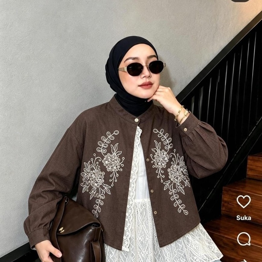 EXTU Heritage Blouse - Atasan Blouse Wanita Butikelsa foto 5