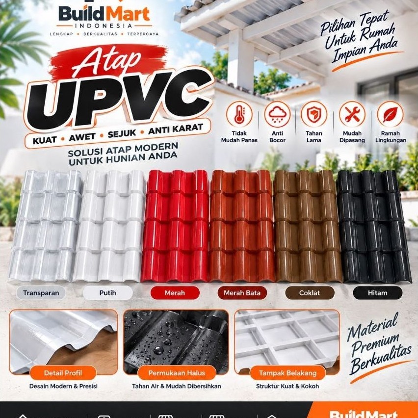 Jual Atap Genteng Upvc tebal 1.5 mm | Shopee Indonesia
