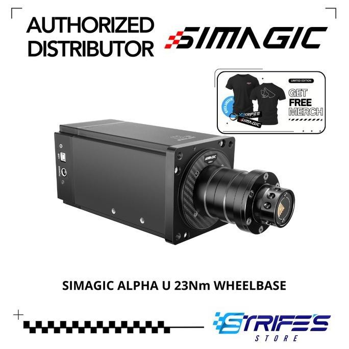 Jual SIMAGIC ALPHA U ULTIMATE 23NM WHEELBASE DIRECT DRIVE WHEEL BASE PC ...