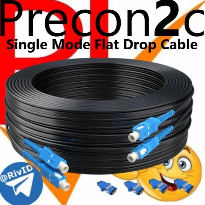Jual TERMURAH - PreCon FC LC SC ST APC UPC 1c 2c 4c Patch Cord 50 75 ...