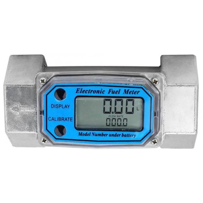 Jual Digital Turbine Flow Meter Solar Flow Meter 15-120L/Min (+ Adapter ...